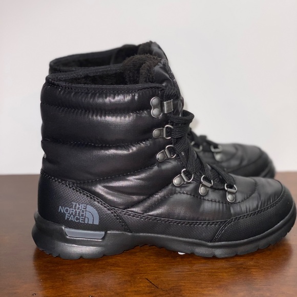 NEW THE NORTH FACE WINTER THERMOBALL BLACK BOOT - Picture 3 of 12